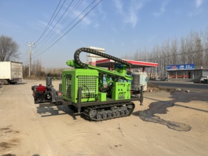 Atacado rastreador Rotary Drilling Rig água construção poço água pneumática perfuração - Product Image 4