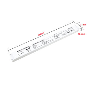 ไดรเวอร์ไฟ LED แบบหรี่แสงได้ CE/RoHS IP20 สำหรับใช้งานภายในอาคาร 75W แรงดันคงที่ 0-10V/1-10V/10V PWM/Rx  100-240VAC-DC 12V 24V  แหล่งจ่ายไฟ LED - Product Image 2