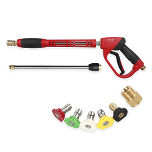<span class=keywords><strong>Pistolet</strong></span> à mousse haute pression VETOOL rouge long pour lavage de voiture avec étui - Product Image 5