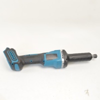 Amoladora Recta Inalámbrica Makit sin Escobillas de 18V con Batería, Abrazadera de 3-8mm y Disco de 38mm para Moldeado Automotriz, Metal y Eliminación de Óxido de Precisión