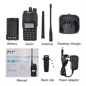 TYT <strong>TH</strong>-350 Three Bands 150/220/450Mhz <strong>High</strong> Quality Two Way <strong>Radio</strong> Long Range Walkie Talkie - Product Image 6