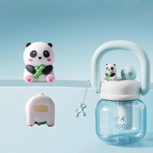 Beeman แก้วน้ำพลาสติกแบบมีหูจับที่กรองขวดขนาดใหญ่800มล. สำหรับเด็กเดินทางกีฬาน่ารักสุดฮ็อต - Product Image 4