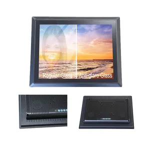 15-inch 1000nits Anti-Glare quang liên kết LCD cảm ứng màn hình cho chất thải & tái chế ngành công nghiệp kiosk hệ thống