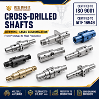 Tige usinée sur mesure en acier inoxydable, laiton et aluminium, usinage par fraisage transversal pour machines industrielles, pièces usinées CNC OEM