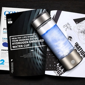 Generatore di bottiglie d'acqua a idrogeno portatile ricaricabile 800ppb SPE/PEM per uso esterno e auto - Product Image 3