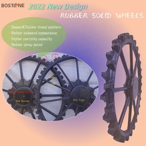 Transplanteur de riz, machine de culture interculturelle d'arachides, pneu 1800 mm, 17 tiges, roues en caoutchouc en fer massif pour riz - Product Image 2
