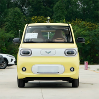 Nouvelle version jeunesse Wu-ling Hong-guang MINI EV Gen3, 215 km, jaune vif, mini-voiture compacte 100% électrique pour l'exportation mondiale