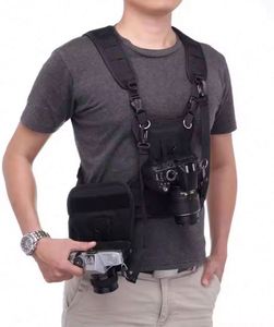 Muestra Gratuita, Arnés de Pecho Personalizado de Alta Calidad para Transportar Múltiples Cámaras, Correa de Seguridad para Cámaras - Product Image 4