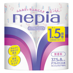 Papel Higiénico Premium Resistente al Desgarro, Suave para el Hogar, Nepia Japón - Product Image 1