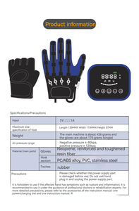 <span class=keywords><strong>Hand</strong></span> Stroke <span class=keywords><strong>Therapy</strong></span> Recovery Luvas Kid Idosos Hemiplegia Finger Reabilitação Training Robot Luvas para Mão Paralisada
