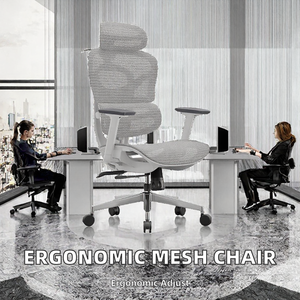 Modern Ergonomic Mesh Office <b>Chair</b> Adjustable High Back Swivel <b>Task</b> <b>Chair</b> With Headrest and Footrest for Home Office - Product Image 2