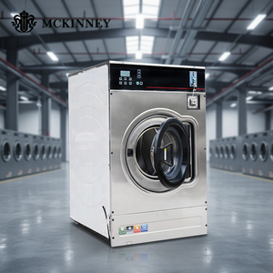 Lavadoras Comerciales MCKINNEY Totalmente Automáticas de 12kg, 15kg y 20kg, Lavadora Individual que Funciona con Monedas para Lavandería - Product Image 3