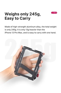 <span class=keywords><strong>Ulanzi</strong></span> Lino Cage de Téléphone pour Vlog Vidéo, Rig pour iPhone 16 15 14 13 12 et Samsung, Poignée de Maintien, <span class=keywords><strong>Stabilisateur</strong></span> pour Vlog Vidéo - Product Image 2