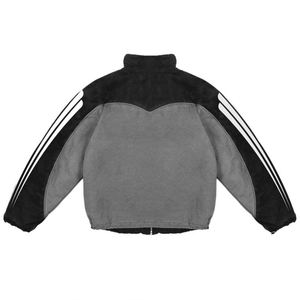 High Quality Custom Color Block Printing Regular Fit Custom Logo Embossing Men Jacket - Product Image 3