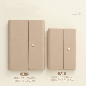 Custom Budget Binder Notebook Dairy Planner Gift Leather Cover A5 A6 Factory PU Magnetic - Product Image 3