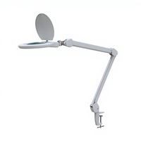 Lampe Loupe LED OEM avec Pince, Bras Long Réglable, Éclairage Intégré pour Salon de Beauté, Réparation d'Ongles, Inspection - Vente en Gros