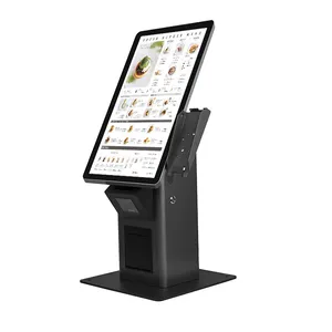 Pos Systems zum Verkauf All One in 21,5 Zoll kapazitive Bildschirm kioske Eingebauter Drucker Cloud Kiosk