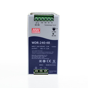 หมายถึง WDR-<span class=keywords><strong>240</strong></span>-48 240W 48V ราง DIN ออกเดียวพาวเวอร์ซัพพลายอุตสาหกรรม PSU สำหรับโทรคมนาคมและระบบอัตโนมัติในโรงงาน - Product Image 2