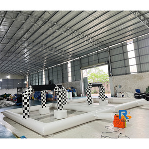 Maßgeschneiderte aufblasbare PVC-Outdoor-Spiele im neuen Design: Kommerzielle aufblasbare Bumper-Cars und aufblasbare Rennstrecken für Events - Product Image 2