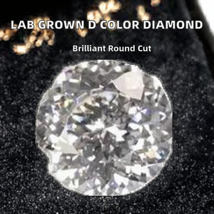 Diamant rond non monté, pierre précieuse naturelle blanche pour la création de bagues, pendentifs et bijoux - Product Image 2