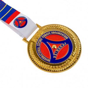 Medalla Deportiva Personalizada 3D de Alta Calidad, Medallas de Oro para Maratón y Carreras - Product Image 3