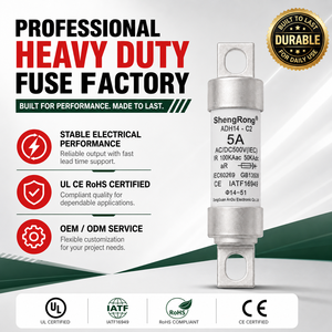 <span class=keywords><strong>Fusible</strong></span> thermique pour batterie de véhicule électrique 14x51mm, 5A à 60A, 500V, pack unique, liaison céramique pour la protection du circuit embarqué des véhicules électriques - Product Image 1