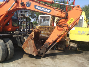 EXCAVADORA DE RUEDAS DOOSAN 14TON agricultura mini excavadora de ruedas dosan 60 usado dh55 dh130w dh140w de alta calidad y de alta calidad - Product Image 2