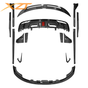 Nouvel ensemble aérodynamique style turbo effet carbone (lame avant, diffuseur arrière, jupes latérales) pour <span class=keywords><strong>Tesla</strong></span> <span class=keywords><strong>Model</strong></span> <span class=keywords><strong>3</strong></span> 2023+ - Product Image 6