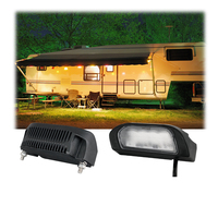 Lentille anti-éblouissement LED RV lumière extérieure double couleur grand Angle Led lumière de travail pour RV remorque camping-car