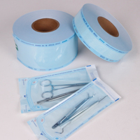 Rouleau de pochettes de stérilisation de 200 m, compatible gamma/EO/vapeur, ruban autoclave de qualité médicale pour usage dentaire et hospitalier