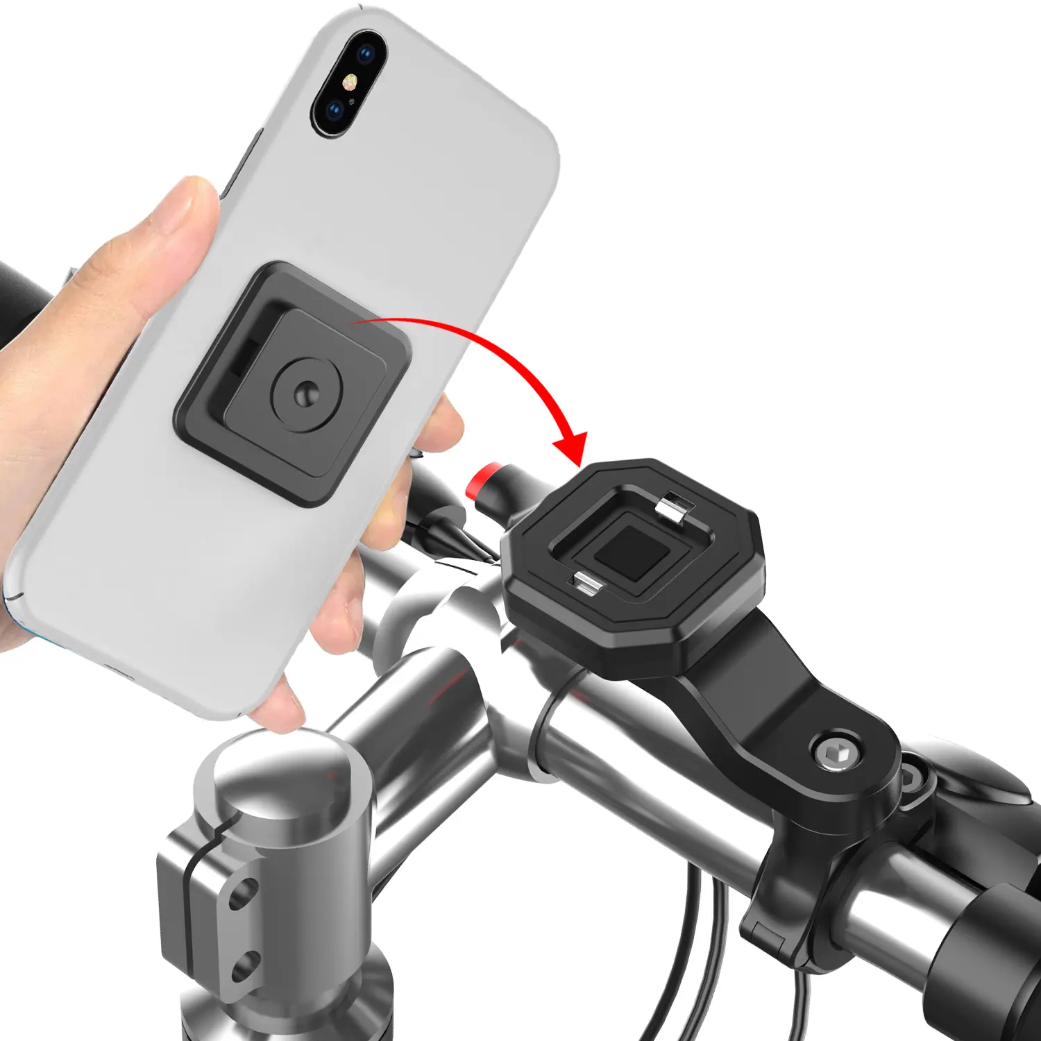 Universal Electric City Vehicle Phone Mount Electric Bicycle Motor Cellphone Stand Bike Phone Holder For Riding