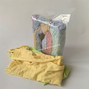Trapo <b>Industrial</b> Multicolor 100% Camiseta De Algodon 100% Cotton Light Colored reclaimed Tshirt Rags <b>Wiping</b> Rags - Product Image 1
