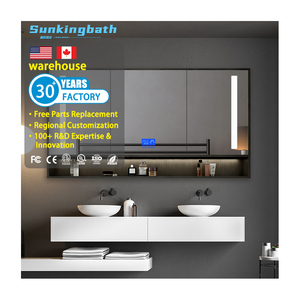 Gabinetes con Espejo LED de Pared, <span class=keywords><strong>Muebles</strong></span> de Lujo con Iluminación, <span class=keywords><strong>Muebles</strong></span> Modernos para Baño con Espejo - Product Image 1