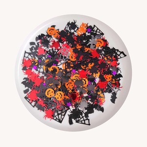 Halloween di specialità miste Glitter Halloween, zucca, ragno, pipistrello, streghe, ragnatele paillettes per coriandoli per feste, forniture per melma - Product Image 5
