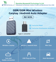 Adaptateur CarPlay sans fil pour téléphone, convertisseur de CarPlay sans fil, filaire vers sans fil, Plug and Play USB-A/Type-C