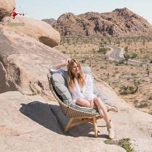 Bộ Đồ Nội Thất Sân Vườn Thiết Kế Thời Trang Ghế Bập Bênh Thư Giãn Đồ Nội Thất Ngoài Trời Hiện Đại Ghế Sofa Mây Ngoài Trời - Product Image 6