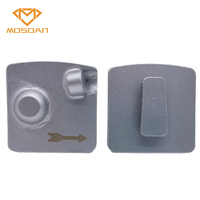 Aile de chaussure de meulage diamantée Redi Lock 1 Full PCD Wear 1 Segment pour l'enlèvement du revêtement époxy