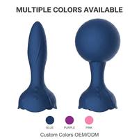 Vibromasseur anal gonflable Gelance, 10 modes, gonflage automatique, design rose, étanche IPX7, écologique, pour hommes et femmes