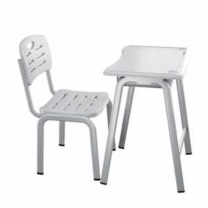 Conjunto de escritorio y silla para estudiantes Lin Ying, muebles escolares modernos minimalistas para uso en el aula. - Product Image 2