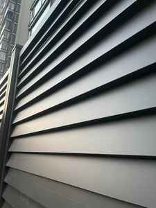 Écran d'Intimité en Aluminium, Clôture de Sécurité Noire à Lattes, Brise-<span class=keywords><strong>Vue</strong></span> en Aluminium pour Jardins et Façades - Product Image 4