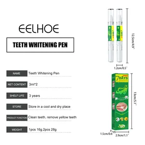 Stokta sıcak satış diş güzellik enstrüman maksimum gücü diş beyazlatma kalem seti
