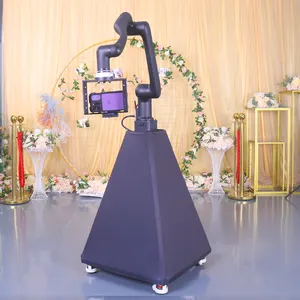 Automatizado instantáneo profesional Cámara robótica brazos brazo 360 cabina de fotos máquina photobooth para cine
