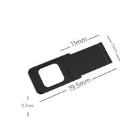 Lot de 3 protections coulissantes en aluminium pour caméra Web, pour ordinateurs portables, tablettes, téléphones, protection de la vie privée anti-piratage