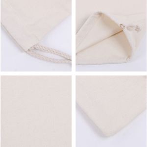 Wholesale 12oz Organic Cotton Storage Bag <b>Pouches</b> Pink Color Cotton Canvas <b>Drawstring</b> Dust Bag With Round Bottom - Product Image 3
