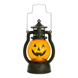 Halloween mới đèn dầu jack-o '-Lantern sọ trang trí đèn lồng nhỏ không khí tiệc tùng đạo cụ