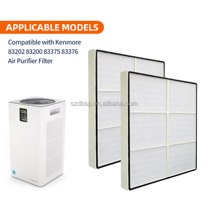 HEPA & kích hoạt bộ lọc carbon Tương thích với Sears <span class=keywords><strong>kenmore</strong></span> 83202 83200 83375 83376 Máy lọc không khí lọc phụ tùng phần - Product Image 3