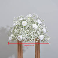 Décoration Florale de Table pour Mariage, Guirlandes Rondes de Fleurs de Lys Suspendues pour Arrière-plan Féerique, Décoration Extérieure