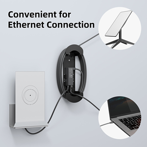 Kit de Soporte de Pared para Starlink Mini de 1000Mbps, Adaptador Ethernet Starlink Gen 2, Organizador de Cables ABS para Exteriores, Auto, RV - Product Image 3