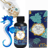 Résine époxy UV améliorée, résine de durcissement UV transparente comme du cristal pour la décoration artisanale DIY, le moulage, le revêtement et la construction