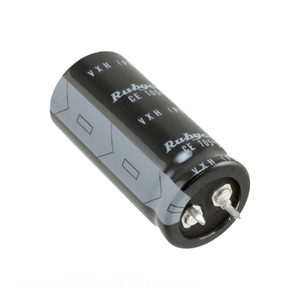 Condensateur à montage traversant 270 µF 450 V XR270MEFCSN35X45 CAP ALUM 270UF 20% 450V SNAP TH - Product Image 1